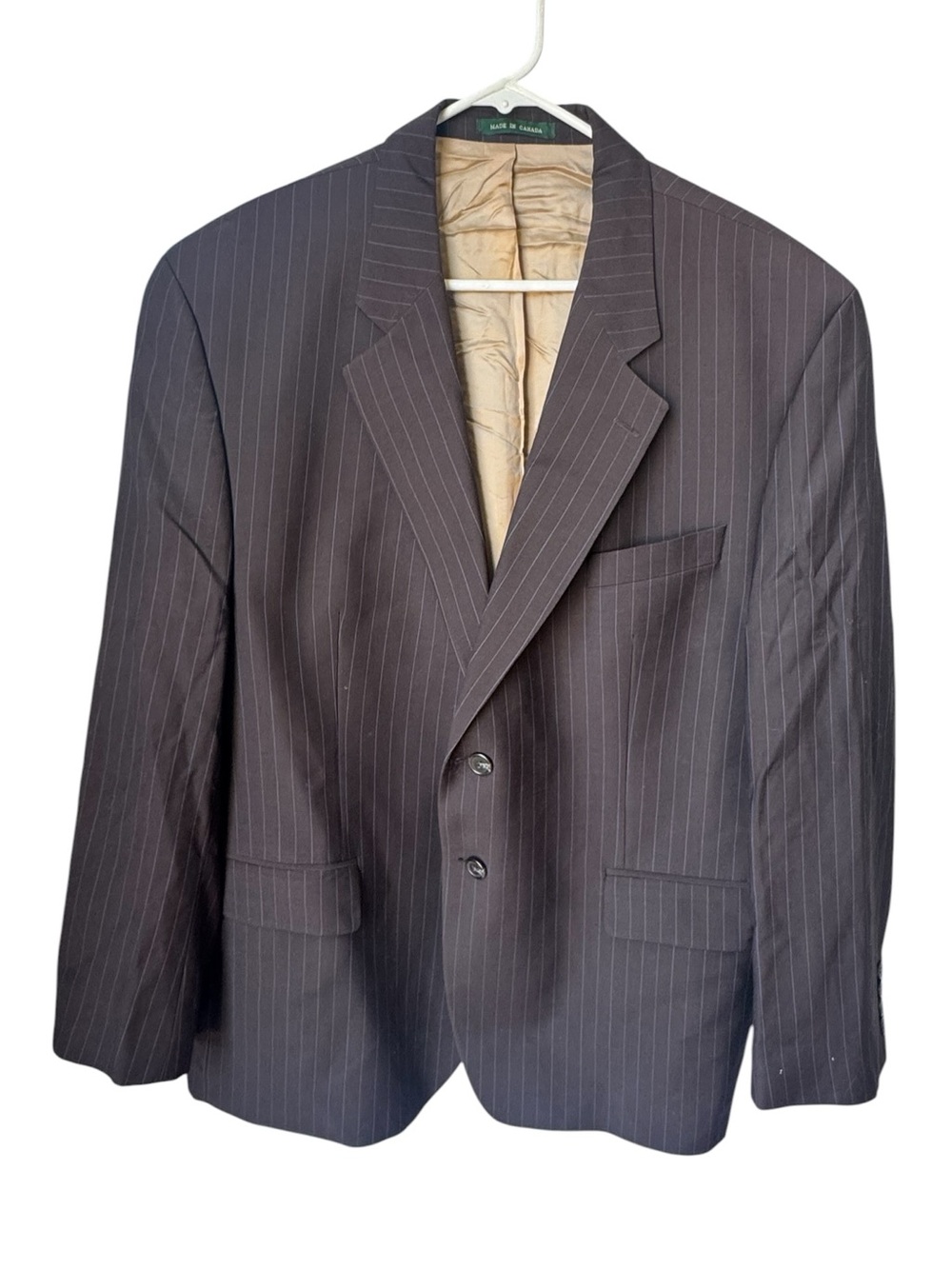 Women’s M Lauren Ralph Lauren Polo Black Pinstripe Blazer NICE
